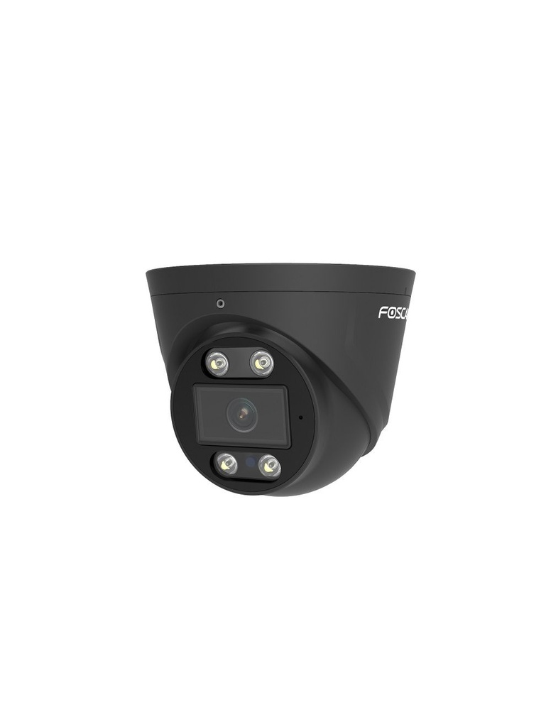 Foscam T5EP, 3K QHD PoE IP camera, met geluid- en lichtalarm zwart
