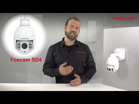 Foscam SD4, 4MP Dual-Band WiFi PTZ buiten beveiligingscamera