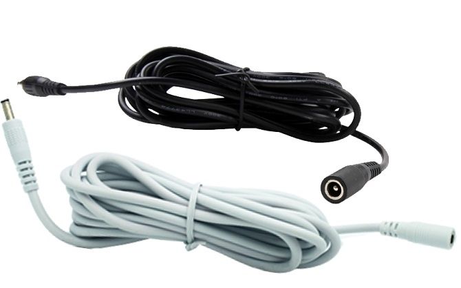 Voeding verlengkabel 3 meter (stekker 5.5 x 2.1mm)