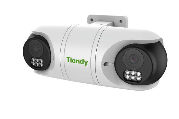 [TC-C32RN_I5EYQX28V42] Tiandy TC-C32RN Spec:I5/E/Y/QX/2.8mm/V4.2, Dual 2MP PoE Fixed IR bullet camera  