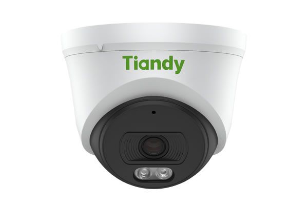 [TC-C34XN_I3EY28V50] Tiandy TC-C34XN Spec:I3/E/Y/2.8mm/V5.0, 4MP Fixed PoE Turret Camera