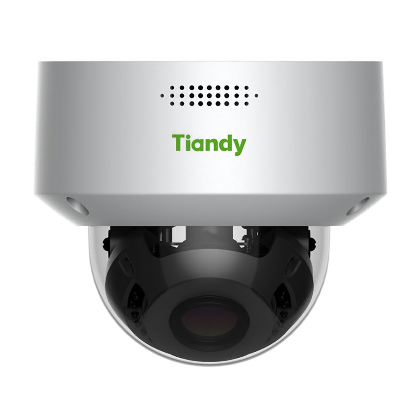 [TC-C38MS_I5AEYMH27135V40] Tiandy TC-C38MS Spec:I5/A/E/Y/M/H/2.7-13.5mm/V4.0, 8MP Starlight motorized IR dome camera