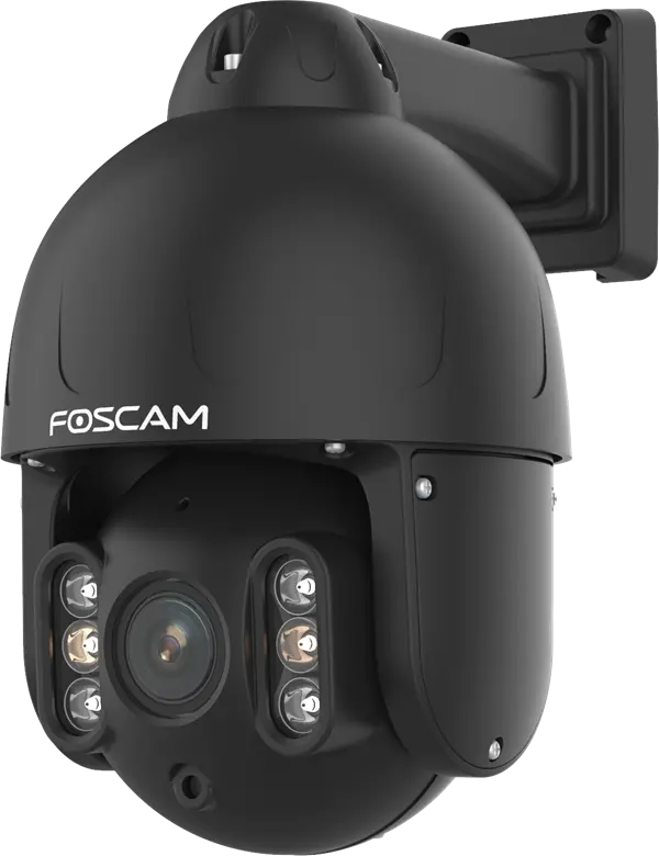 Foscam SD8EP, 4K/8MP PoE PTZ buiten beveiligingscamera (Zwart)
