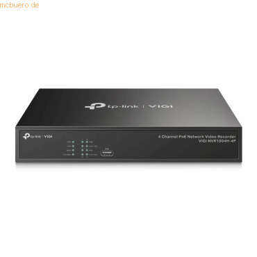 [VIGI NVR1004H-4P] VIGI NVR1004H-4P 4 Channel PoE+ Network Video
